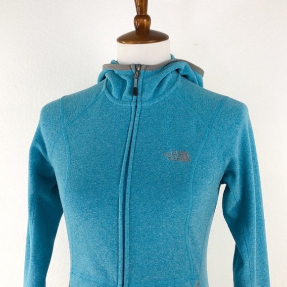 The North Face Teal Blue Zipper Front Jacket - Picture 2 of 9